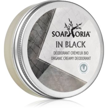 Soaphoria In Black Organic Creamy Deodorant crema deo organiza pentru barbati - imagine 2